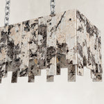 Product detail of Graphic Mosaic Marble Island Chandelier 47.2