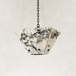 Product detail of Graphic Vein Marble Pendant against a neutral background