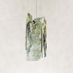 Product detail of Green Four-Panel Marble Pendant against a neutral background