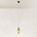 Green Layered Four-Panel Marble Pendant shown in full against a neutral background