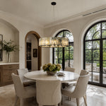 Green Marble Ring Chandelier 31.5