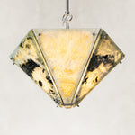 Product detail of Inverted Pyramid Marble Pendant against a neutral background