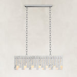 Layered Marble Panel Island Pendant shown against a neutral background