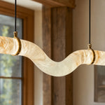 Linea Dining Table Modern Lighting by Dalmivik, product or room detail view