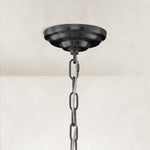 Black chain and canopy detail
