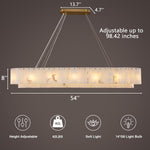 Modern Alabaster Chandelier by Dalmivik, product or room detail view