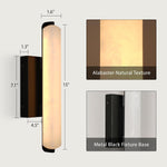 Natural Alabaster Wall Sconces by Dalmivik, product or room detail view