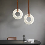 Pendant Light A Alabaster Ring Ceiling Lamp by Dalmivik, product or room detail view