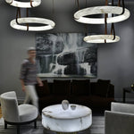 Pendant Light A Alabaster Ring Ceiling Lamp by Dalmivik, product or room detail view