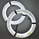 Pendant Light A Alabaster Ring Ceiling Lamp by Dalmivik, product or room detail view