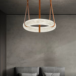 Pendant Light A Alabaster Ring Ceiling Lamp by Dalmivik, product or room detail view