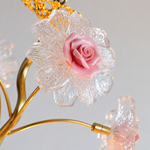 Rosalie Grande Glass Flower Chandelier