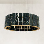 Product detail of Round Marble Halo Chandelier 31.5