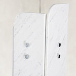 Product detail of Rounded Four-Panel Marble Pendant against a neutral background
