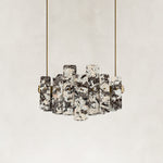 Product detail of Staggered Marble Panel Chandelier 41.3