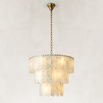 Tiered Marble Drum Pendant shown in full against a neutral background