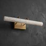 Horizontal Tube Wall Sconce by Dalmivik, complete fixture view