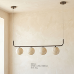 Adjustable Orb Pendant Alabaster by Dalmivik, product or room detail view