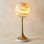 Alabaster Orb Table by Dalmivik, product or room detail view