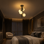 Cylinder Cluster Ceiling Alabaster by Dalmivik, product or room detail view