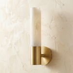 Cylinder Mini Wall Alabaster by Dalmivik, complete fixture view