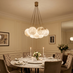 Grape Cluster Alabaster Pendant Light by Dalmivik, product or room detail view