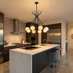 Starburst Alabaster Pendant Light by Dalmivik, product or room detail view