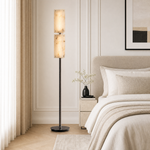 Harmon Modern Alabaster Floor Lamp 65.4" H by Dalmivik, product or room detail view