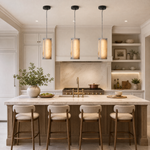 Harmon Modern Alabaster Pendant Light Fixtures 5.9" by Dalmivik, product or room detail view