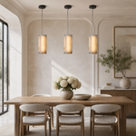 Harmon Modern Alabaster Pendant Light Fixtures 5.9" by Dalmivik, product or room detail view