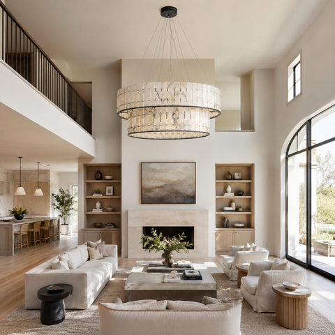 Statement chandelier lighting for refined residential interiors