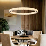 Madison Round Alabaster Chandelier by Dalmivik, product or room detail view