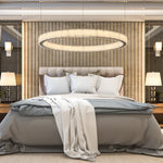 Madison Round Alabaster Chandelier by Dalmivik, product or room detail view
