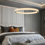 Madison Round Alabaster Chandelier by Dalmivik, product or room detail view