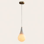 Teardrop Modern Alabaster Pendant Light by Dalmivik, product or room detail view