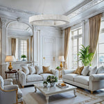 Modern Alabaster Chandelier by Dalmivik, product or room detail view