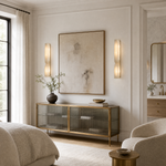Anello Alabaster Vertical Wall Sconce by Dalmivik, product or room detail view