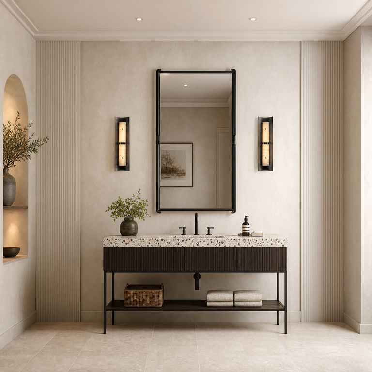 Arden Cylinder Black Wall Sconce by Dalmivik, product or room detail view