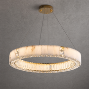 Celine Contemporary Alabaster Pendant Light 23.6