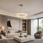 Celine Contemporary Alabaster Pendant Light 23.6" D by Dalmivik, product or room detail view