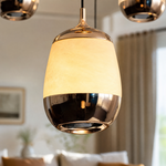 Cascata Modern Alabaster Cluster Pendant Light by Dalmivik, product or room detail view