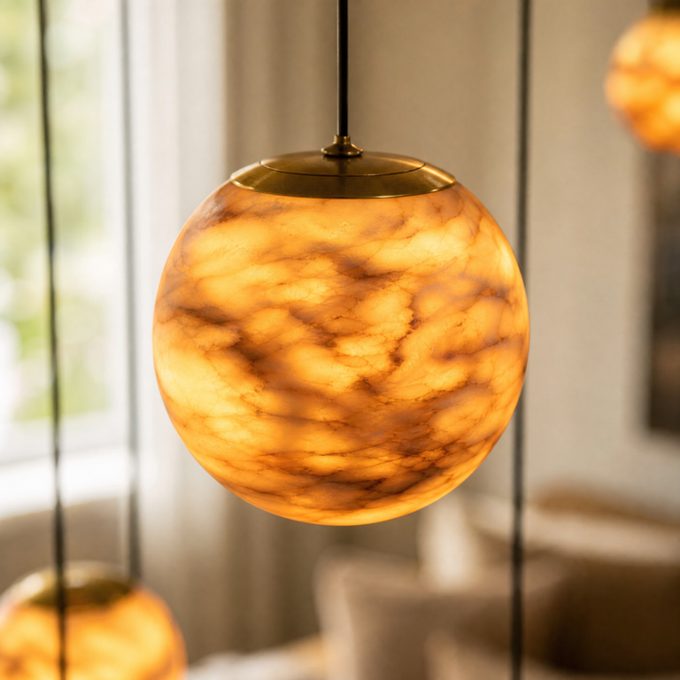 Cascata Planet Modern Cluster Chandelier 31.5" D by Dalmivik, product or room detail view