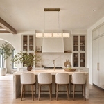 Celine Contemporary Alabaster Light Pendant 39.4" L by Dalmivik, product or room detail view