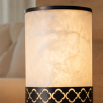 Colonna Modern Alabaster Table Lamp by Dalmivik, product or room detail view
