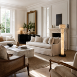 Colonna Ribbed Column Floor Lamp by Dalmivik, product or room detail view