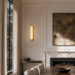 Cornice Modern Alabaster Sconce by Dalmivik, product or room detail view