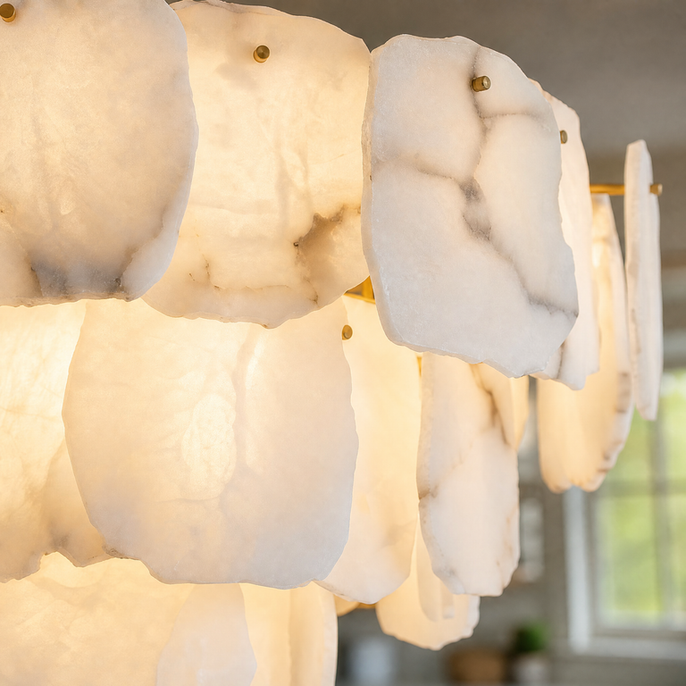 Foglia Leaf Tier Chandelier by Dalmivik, product or room detail view