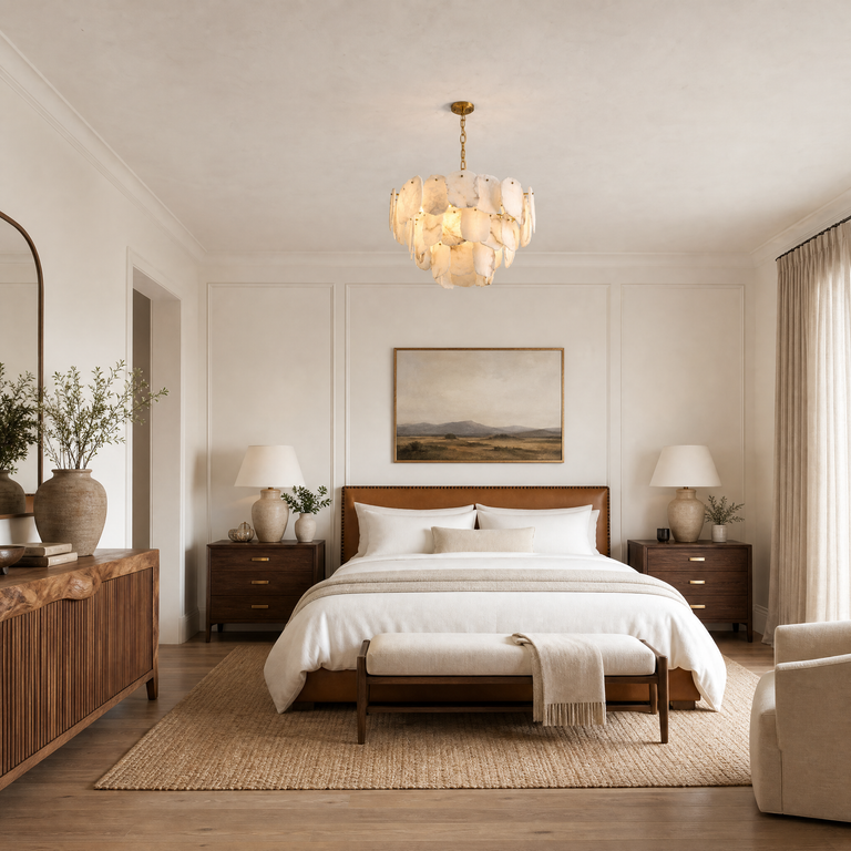 Foglia Leaf Tier Chandelier by Dalmivik, product or room detail view