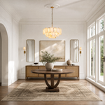 Foglia Leaf Tier Chandelier by Dalmivik, product or room detail view