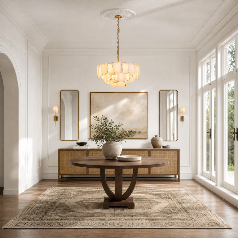 Foglia Leaf Tier Chandelier by Dalmivik, product or room detail view